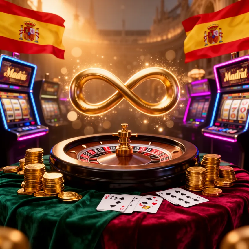 Intérieur d’un casino en ligne moderne